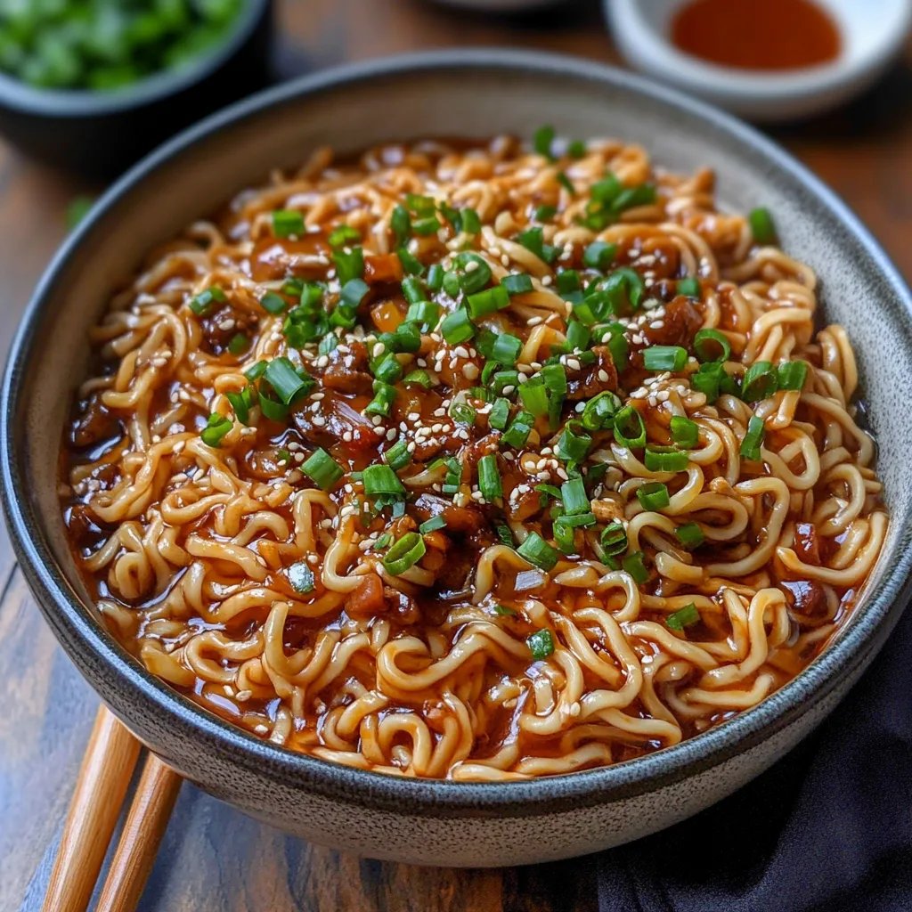 Easy Saucy Ramen Noodles: An Incredible 5-Minute Recipe