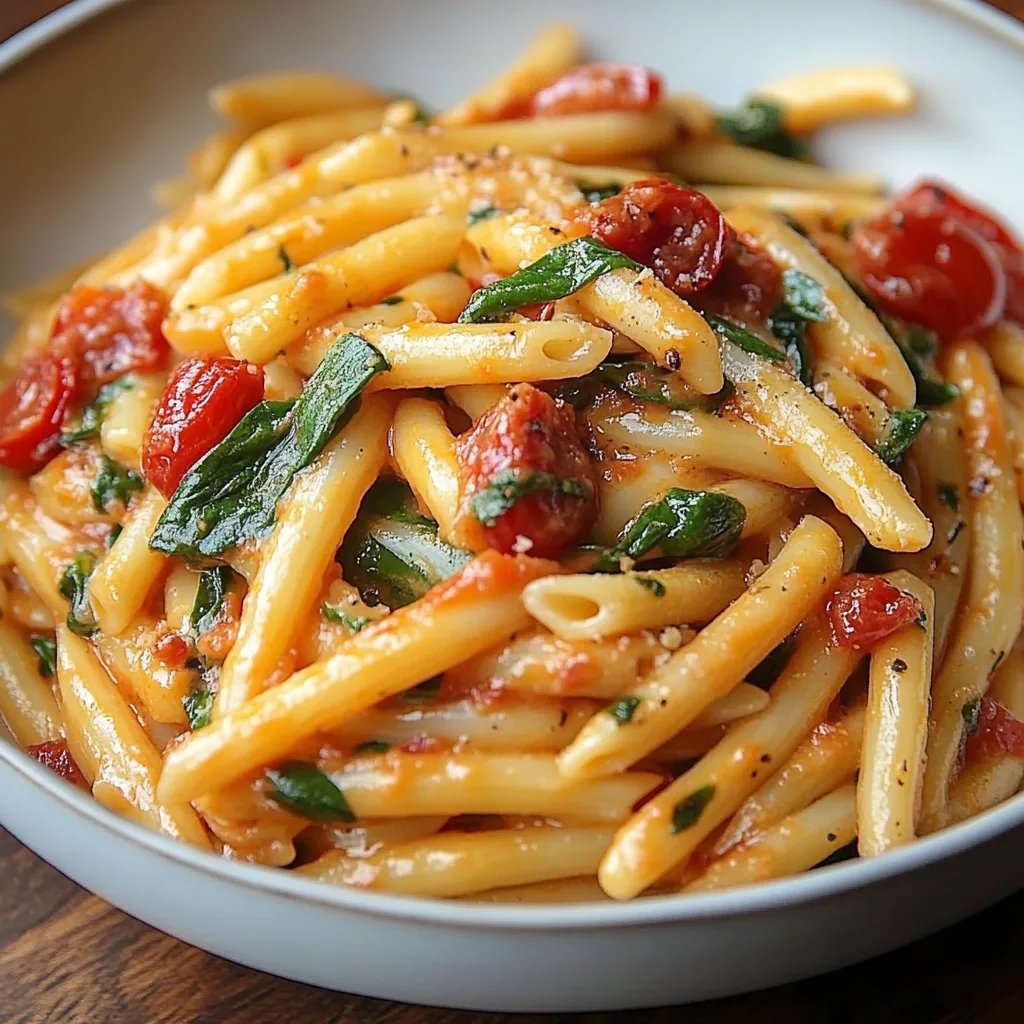 <p>Delicious Spinach Tomato Pasta: An Incredible 5-Ingredient Recipe</p>