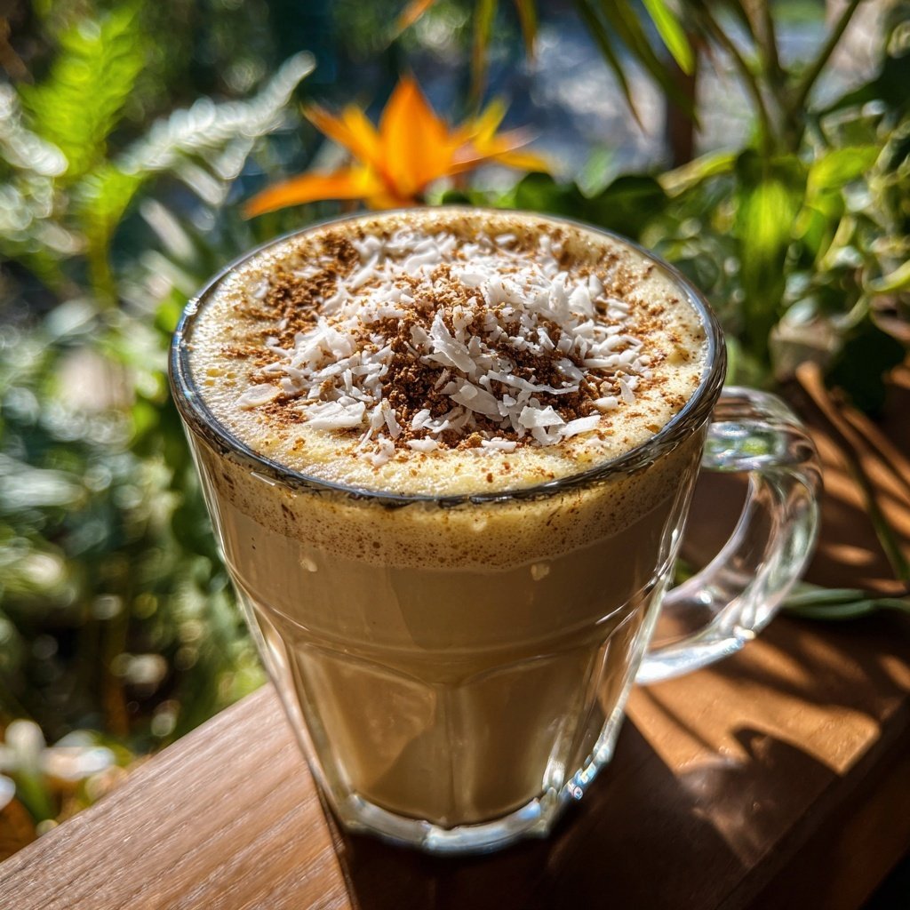 Coquito Coconut Eggnog Rum Spiced