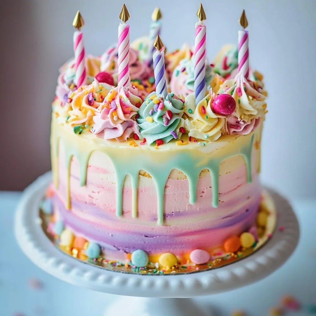 Rainbow Layered Birthday Cake: An Amazing Ultimate Recipe