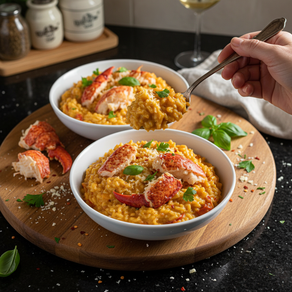 Elegant Lobster Risotto for Two
