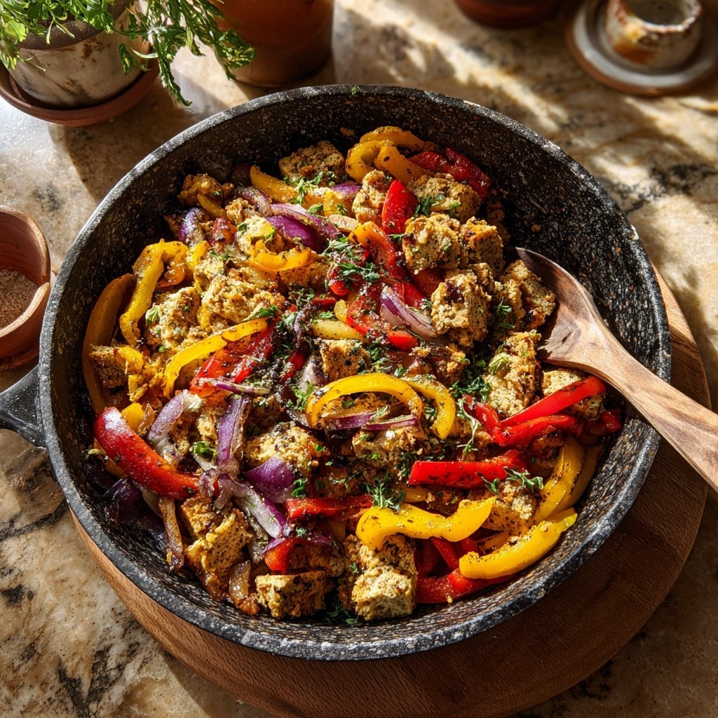 High Protein Tofu Hash