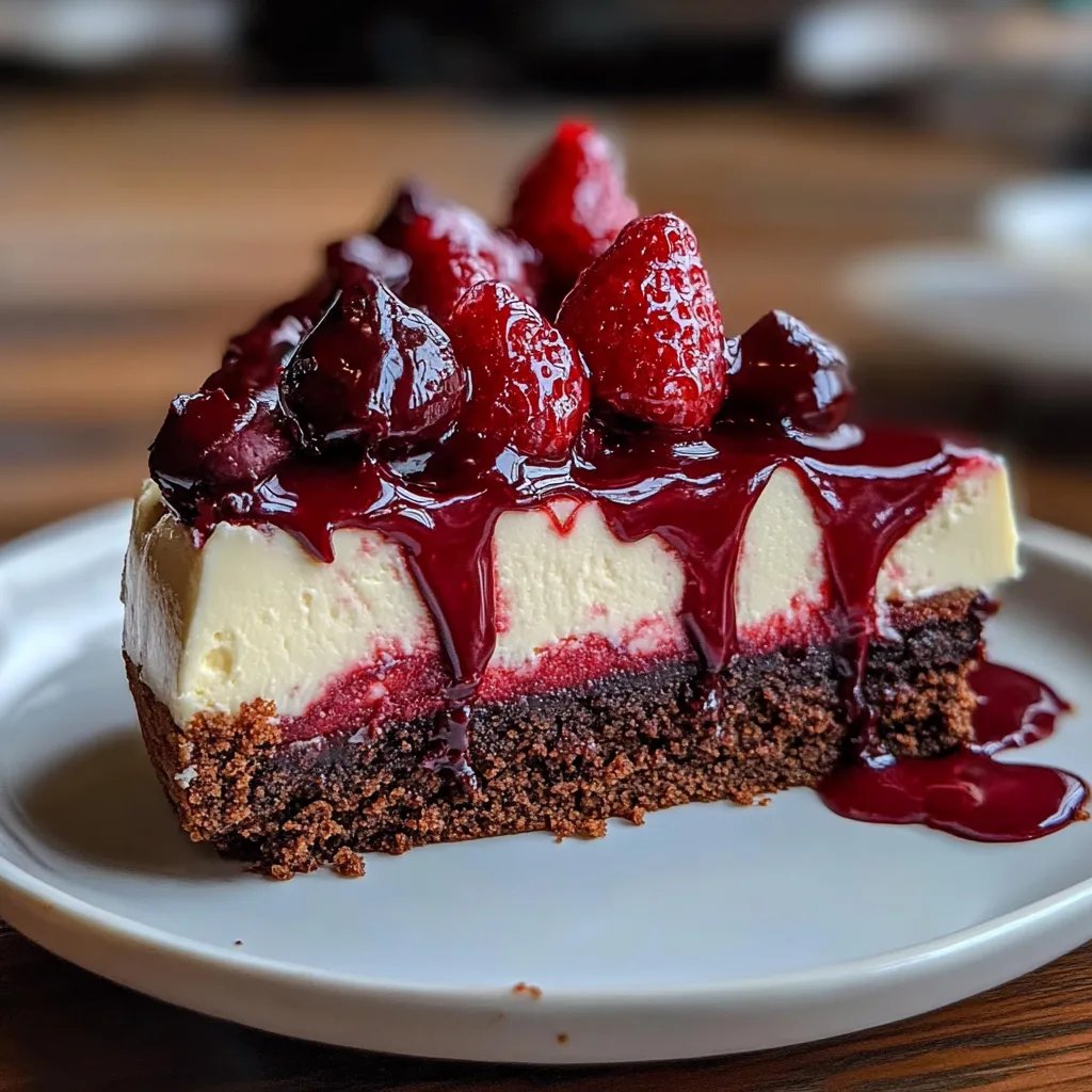 Red Velvet Cookie Dough Cheesecake
