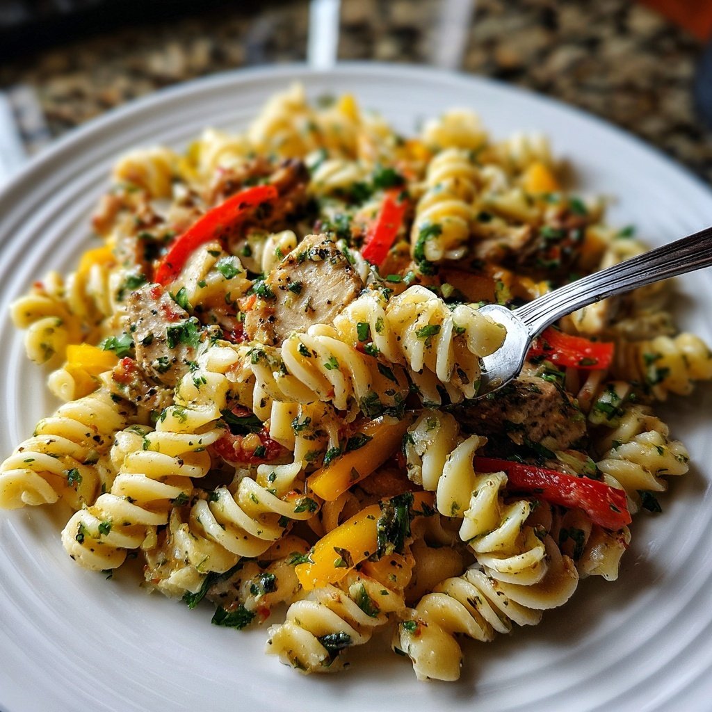 Hearty Jamaican Rasta Pasta