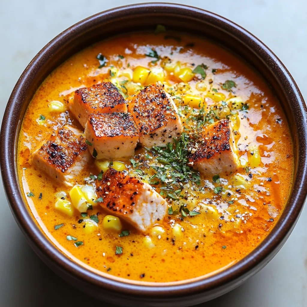 Corn Gazpacho with Salmon & Crispy Rice: An Amazing Ultimate Recipe