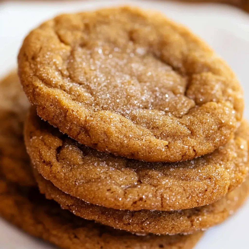 Chewy Pumpkin Snickerdoodle Cookies