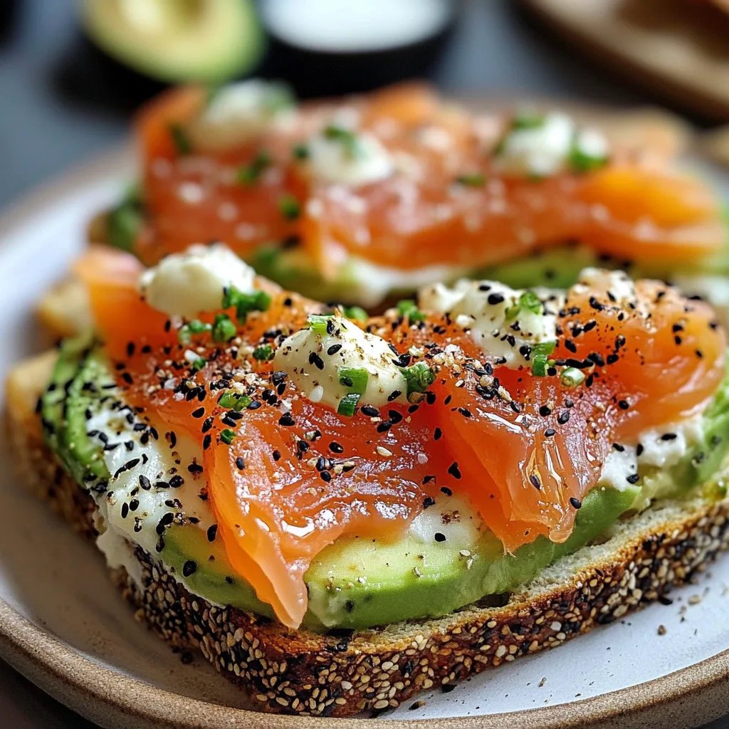 Smoked Salmon & Avocado Toast