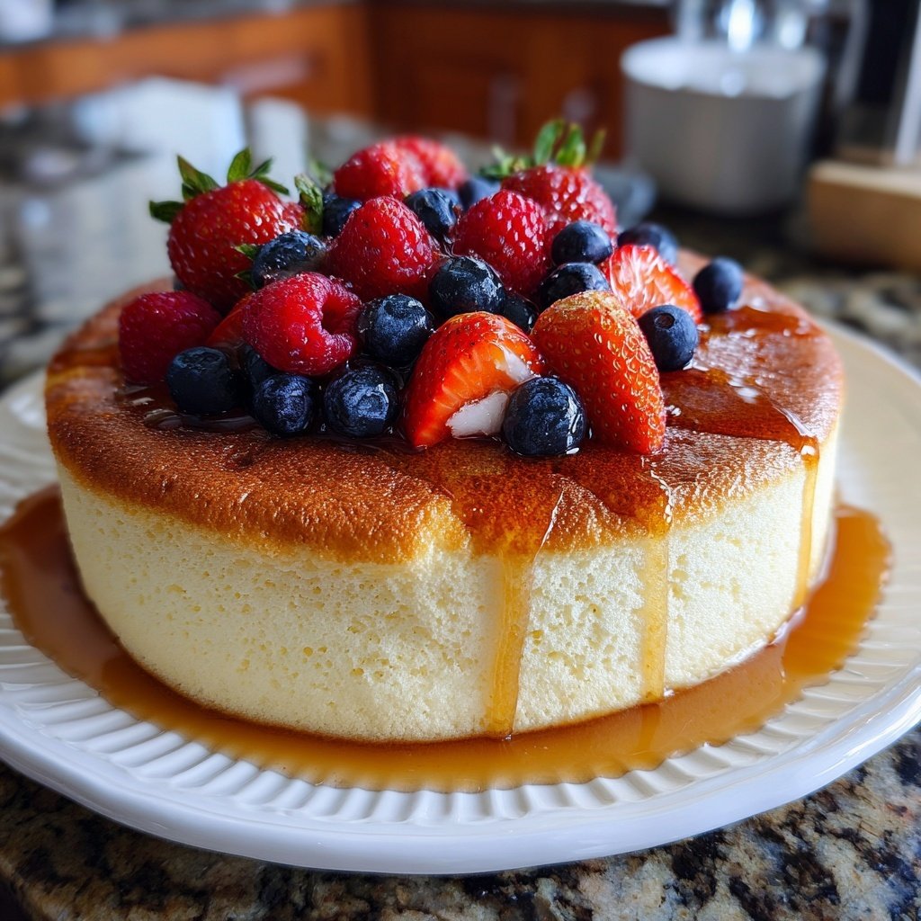 Fluffy Japanese Soufflé Hot Cakes