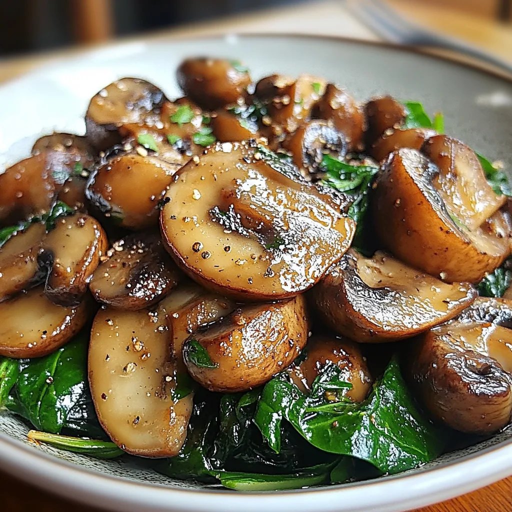 Sauteed Mushrooms with Spinach: The Amazing Ultimate Recipe