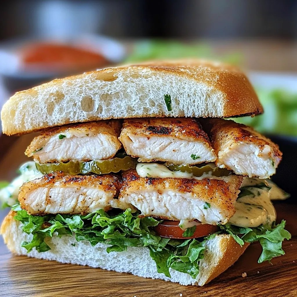 Crispy Chicken Caesar Sandwich: An Amazing Ultimate Recipe