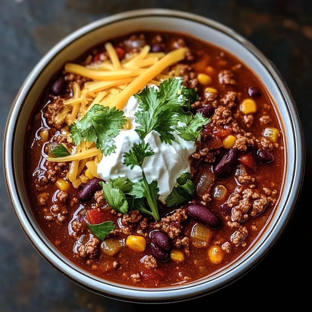 Best Ground Beef Stovetop Chili