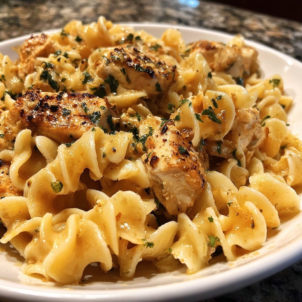 Chicken with Buttered Noodles