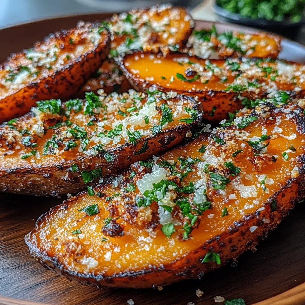 Garlic Parmesan Sweet Potato Wedges: An Amazing Ultimate Recipe