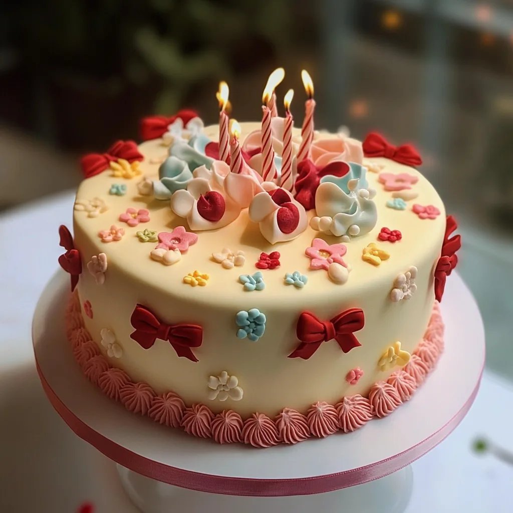 Birthday Cake with Bows: An Incredible Ultimate Recipe to Delight