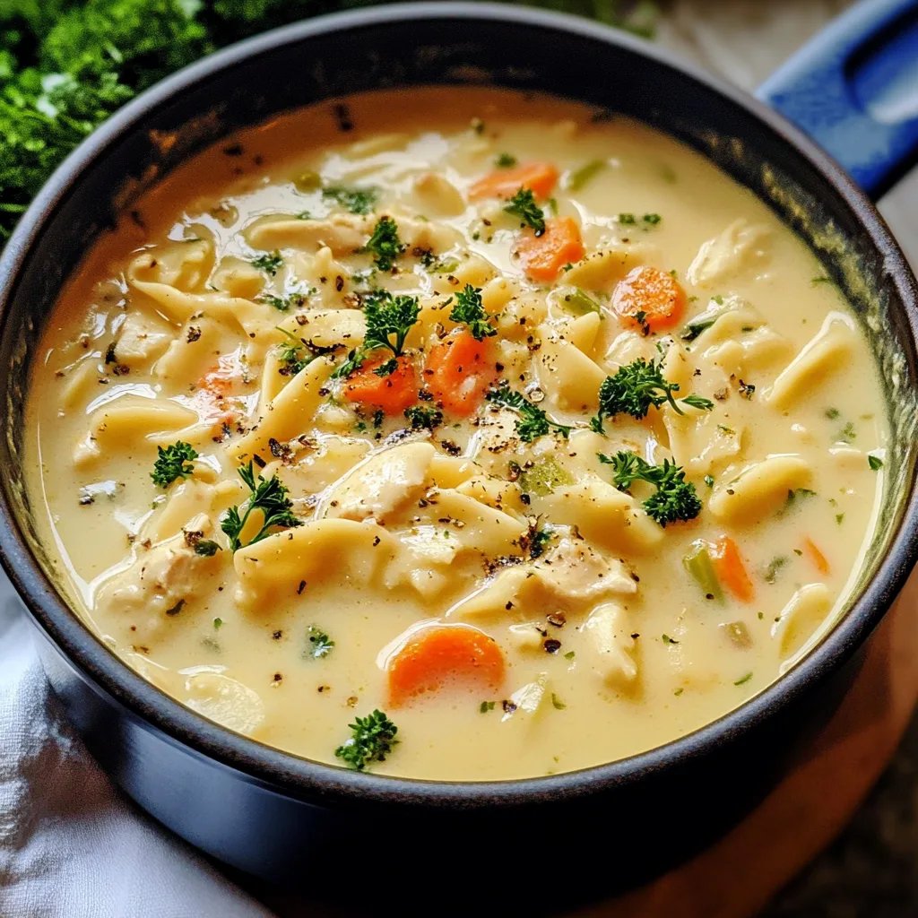 Creamy Chicken Noodle Soup