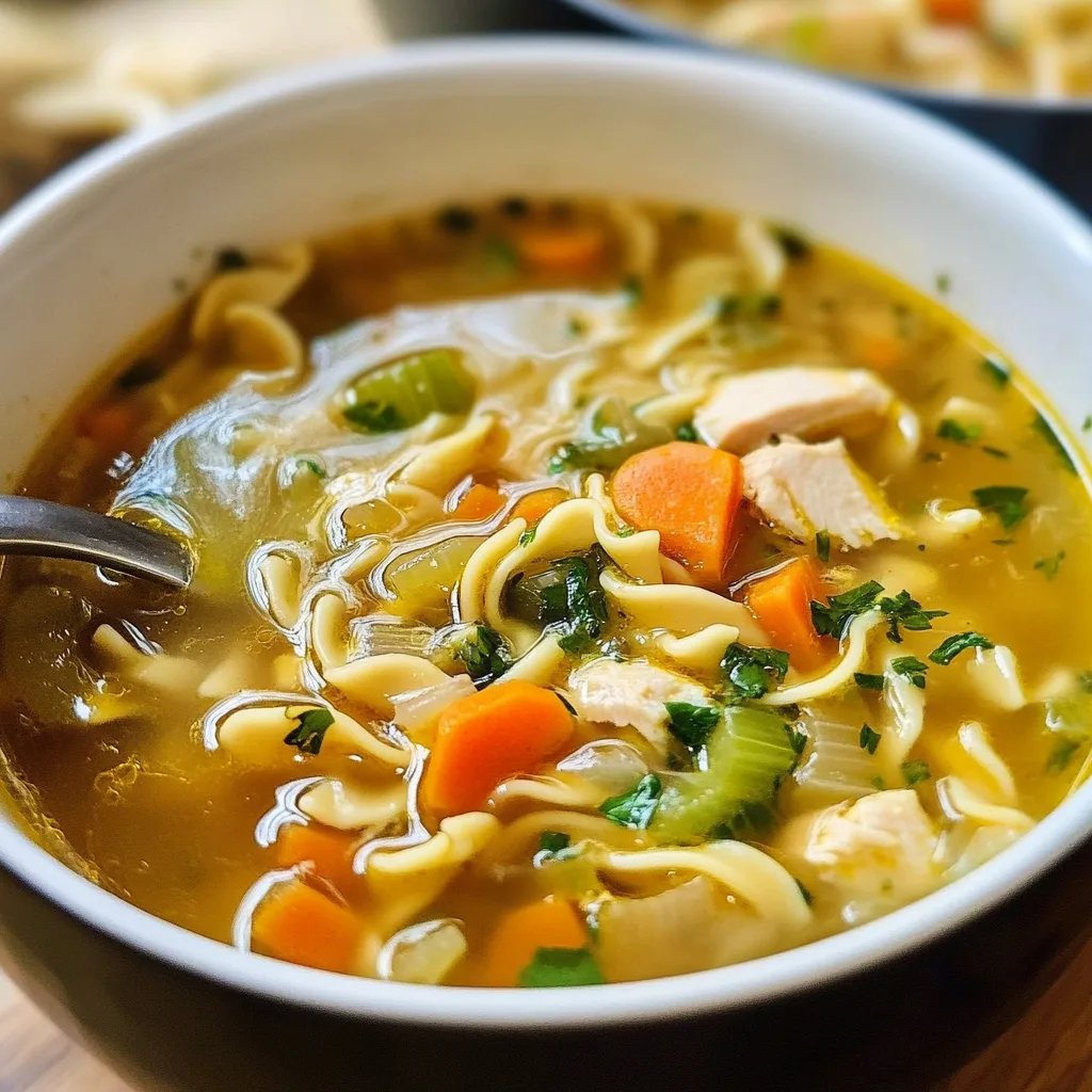 Flu-Fighting Chicken Noodle Soup