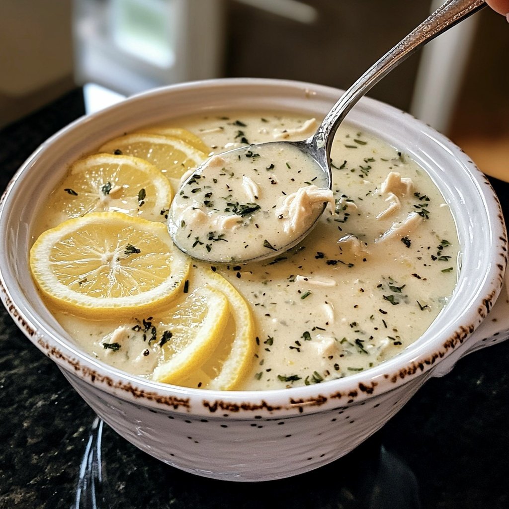 Greek Lemon Chicken Soup