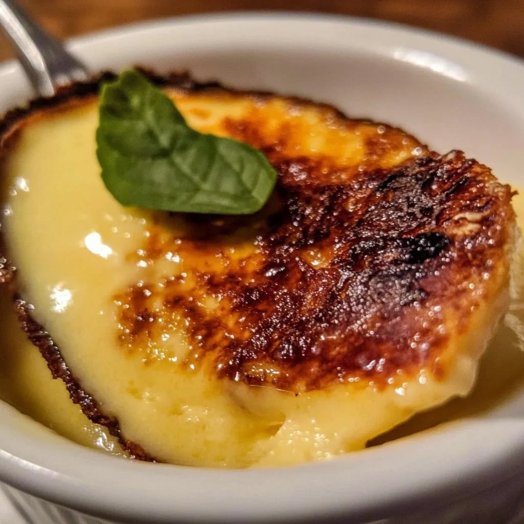 Japanese Sweet Potato Creme Brulee