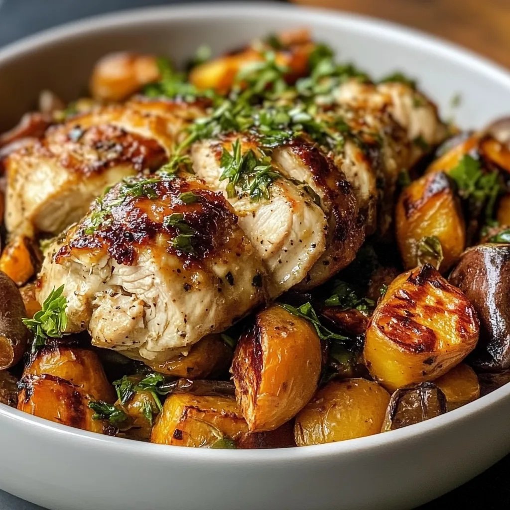 Maple Dijon Chicken & Roasted Sweet Potato Bowls: An Incredible Five-Step Recipe