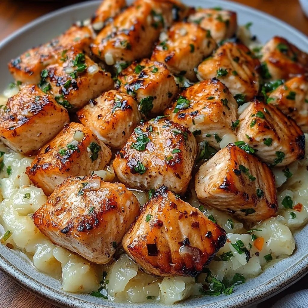 Air Fryer Salmon Bites w/ Garlic Cream Sauce: An Incredible Ultimate Recipe