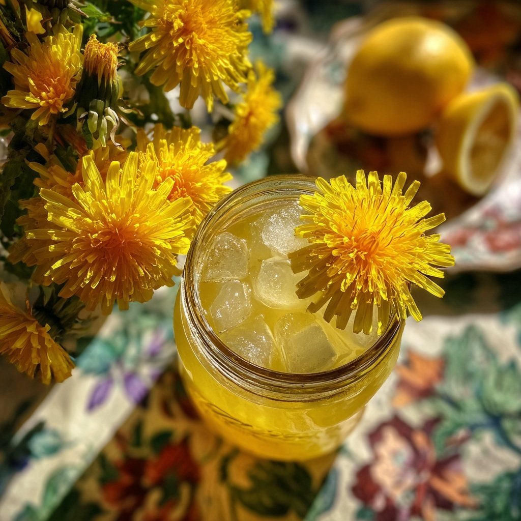 Honey Lemon Dandelion Refreshments