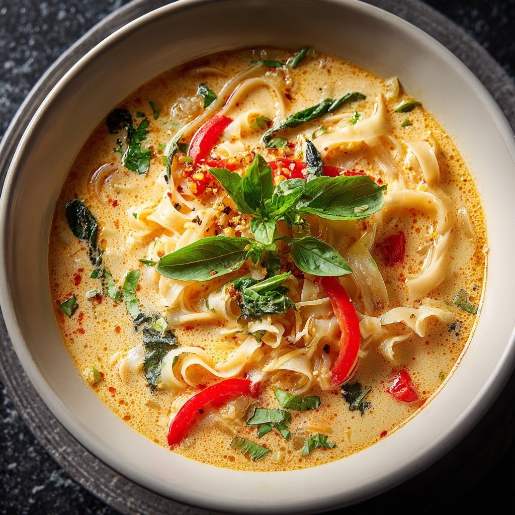 Thai Noodle Soup Coconut Curry
