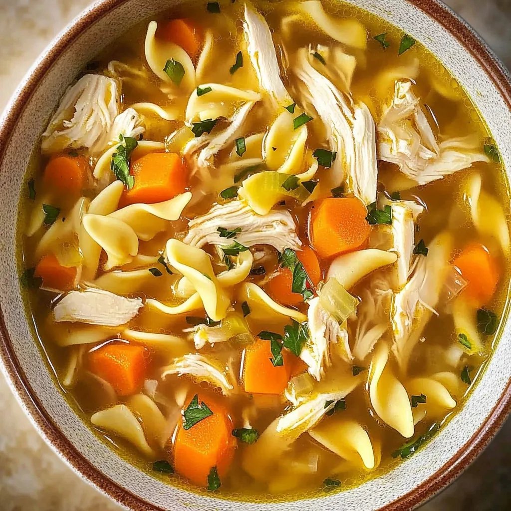 Homemade Chicken Noodle Soup in 30 Minutes