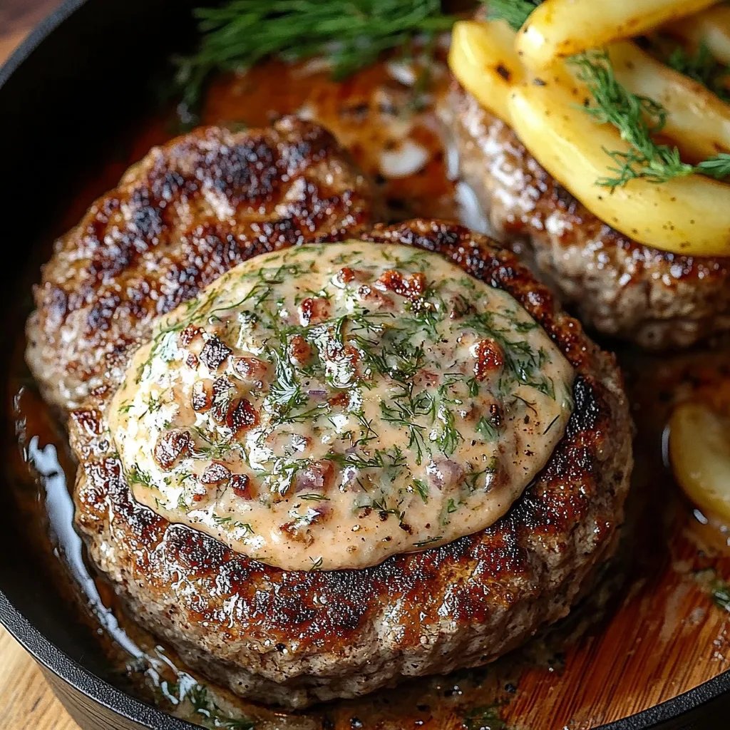 Hamburger Steaks in Creamy Dill Sauce: An Incredible Ultimate Recipe