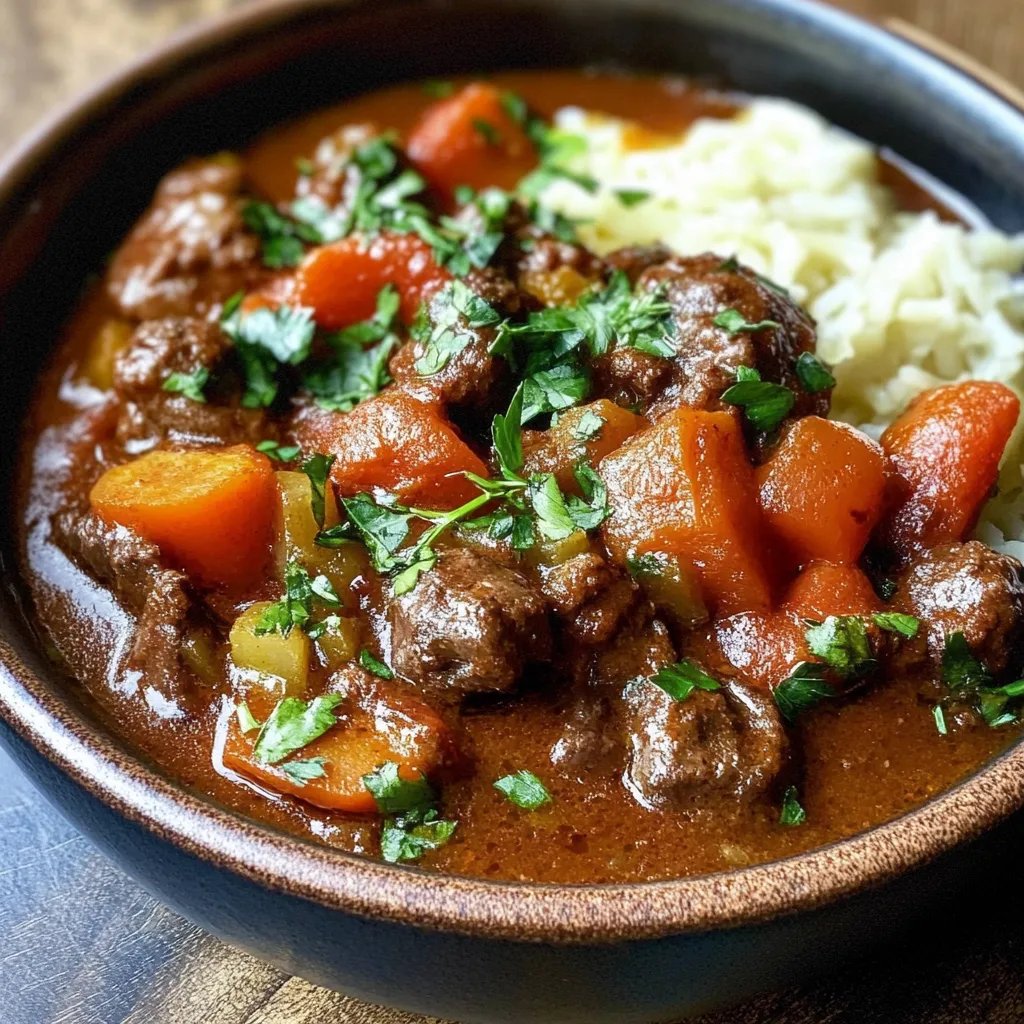 Slow Cooker Beef & Chorizo Casserole