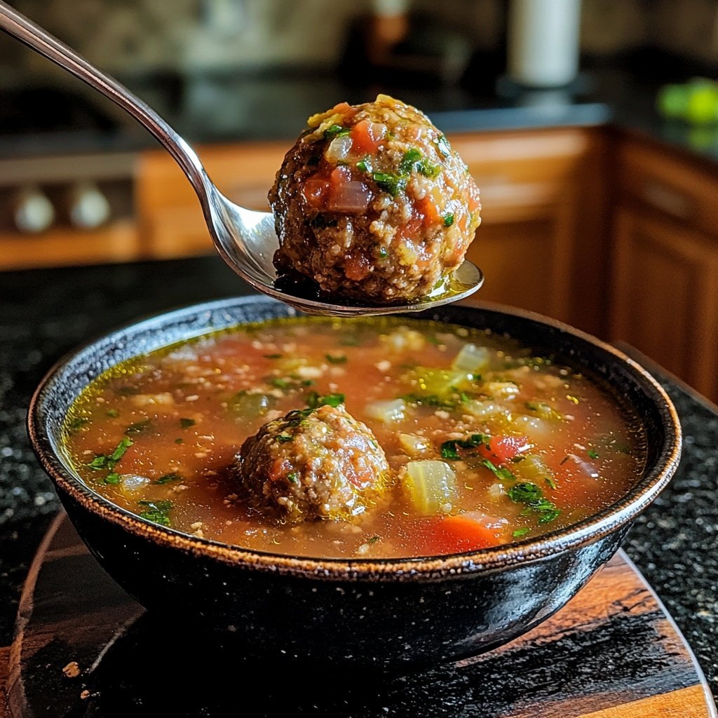 Italian Meatball Soup