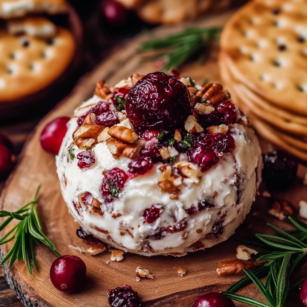 Cranberry Pecan Cheese Ball