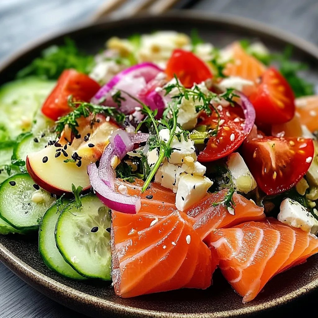 Smoked Salmon Salad